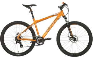 Carrera Vengeance Mens Mountain Bike MTB Bicycle Alloy Frame 24 Gears Orange 22" Frame - £216 delivered with code at Halfords Ebay