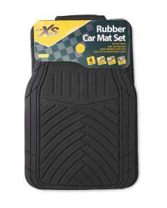 Auto XS Rubber car mat set £1.49 instore @ Aldi