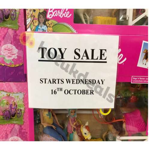 Sainsbury's upto half price toy sale - now live