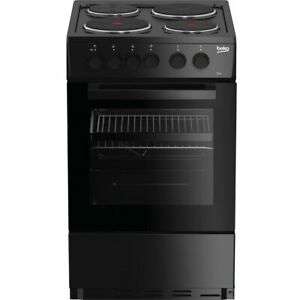 Beko AS530K Free Standing A Rated Electric Cooker with Solid Plate Hob 50cm Black £135.20 delivered with code @ AO eBay