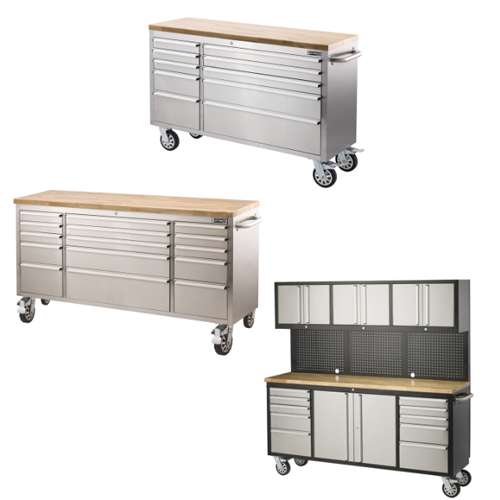 Large Tool Trolleys from £400 - £780 + Free delivery - EG: Ultimate 56in 10 Drawer Tool Trolley £400 Delivered @ Homebase