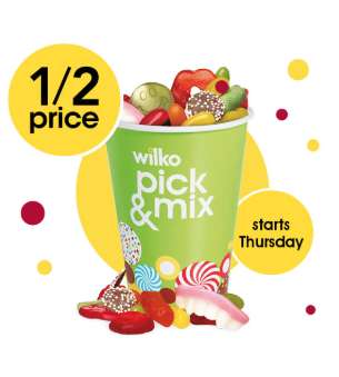 Wilko Pick & Mix Half Price In Store