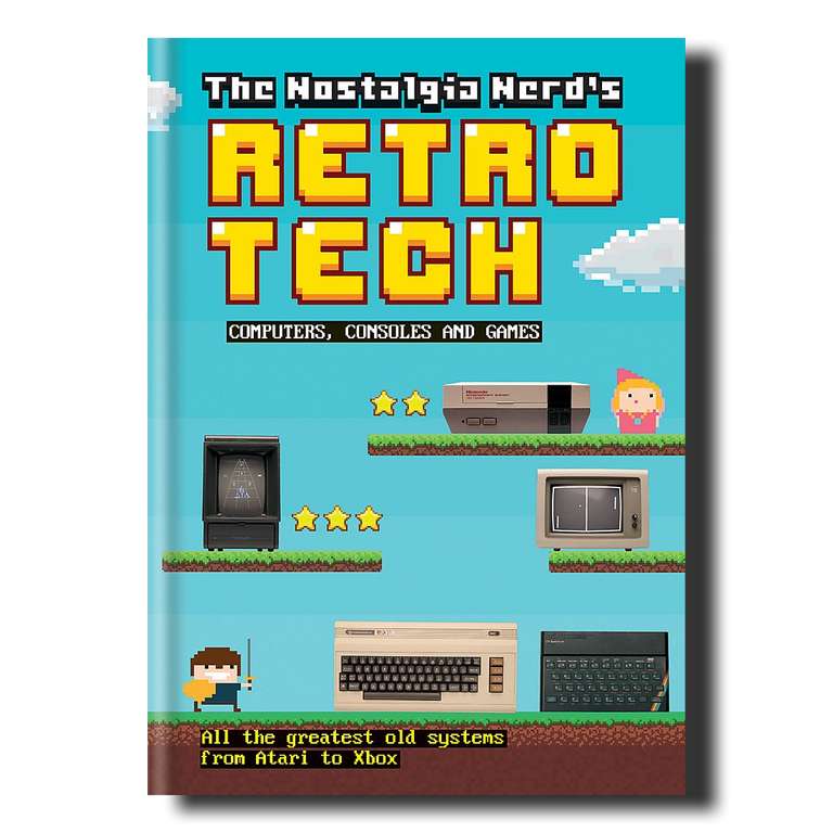 Nostalgia Nerd's Retro Tech, Computing & Gaming Book [Hardcover]  £4 (Prime) / £6.99 (non Prime) at Amazon
