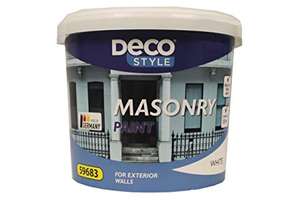 Deco Style Masonry Paint 5 litres White/Country Cream £1.99 in-store at Aldi