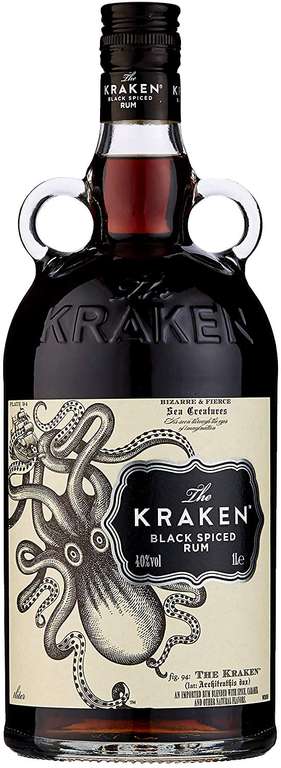 Kraken Black Spiced Rum, 1 L £26 @ Amazon