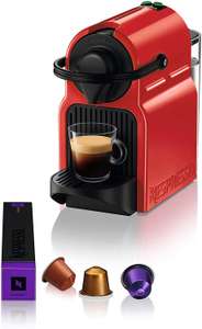 Nespresso Inissia Coffee Capsule Machine, Ruby Red by Krups - £59.99 @ Amazon