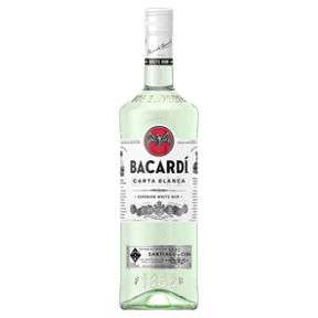 Bacardi Carta Bianca White Rum & Smirnoff vodka  £16 a litre @ Asda