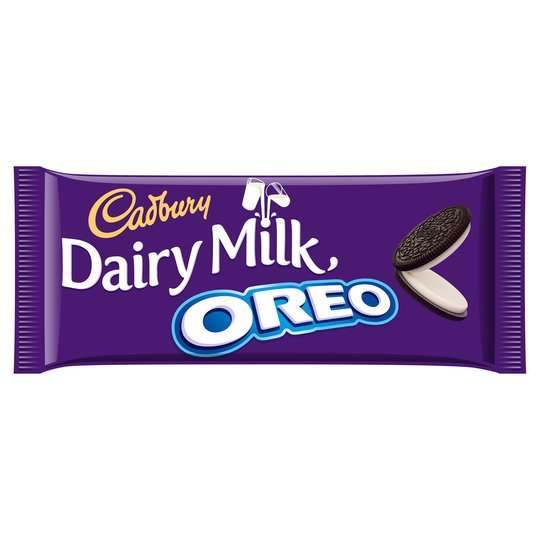 Cadbury Dairy Milk - Oreo 120g Bar, Milk or Mint. 69p @ Heron Foods