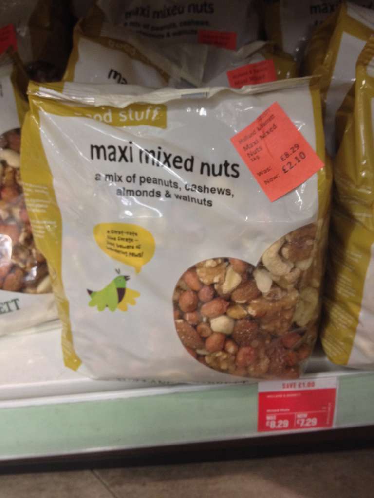 Holland and Barret mixed nuts 1kg £2.20 instore at Holland and  Barret