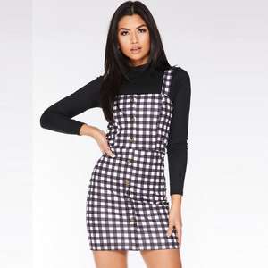 Gingham Bodycon Dress now £8.00 click & collect in the upto 70% Off Sale + Extra 20% off sale with code @ Quiz Clothing