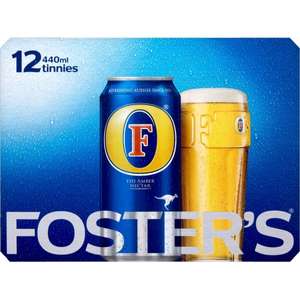 Fosters 12pk (440ml) £6.05 at Tesco Huntingdon