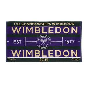 Christy Mens Wimbledon 2019 Towel £20 delivered