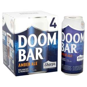 Sharps Doom Bar Exceptional Amber Ale 24 X 500ml Cans  £24 Amazon