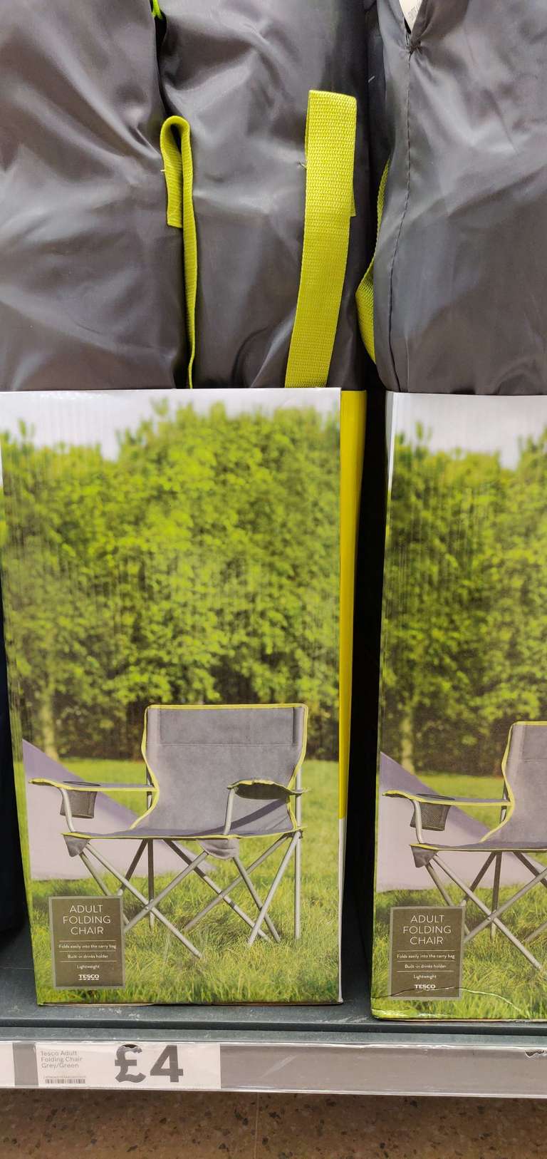 Camping Chairs £4 at Tesco Ashford Middlesex