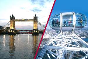 Coca-Cola London Eye Tickets and unlimited 24-hour River Cruise for Two £61 @ Buy A Gift