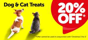 Jollyes Petfood - 20% off Cat and Dog treats