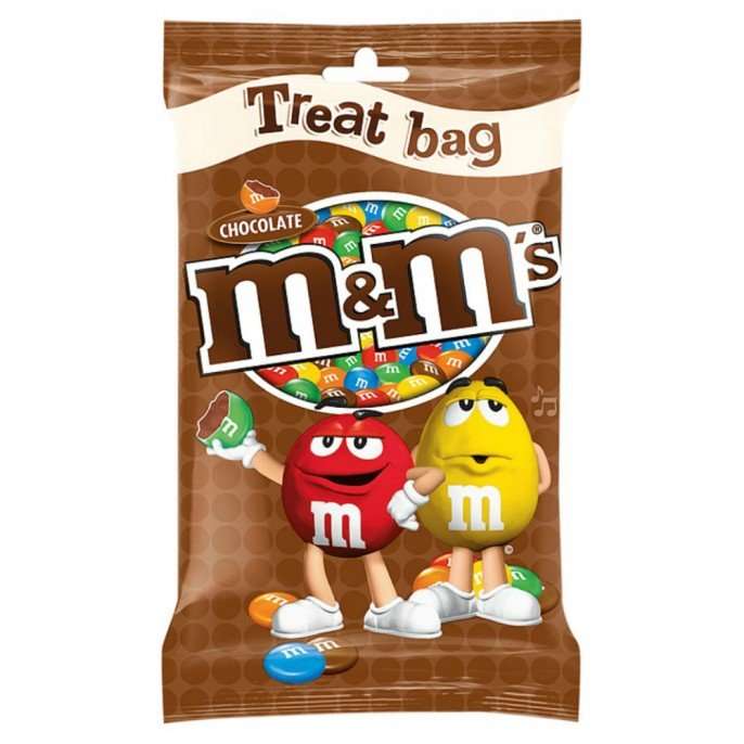 M&M'S CHOCOLATE TREAT BAG 77G 29p @ Poundstretcher (Northwich)