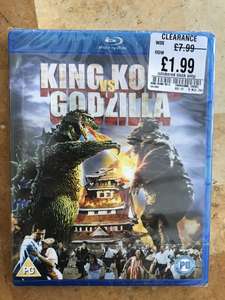 King Kong vs Godzilla Blu Ray - £1.99 instore @ HMV Banbury