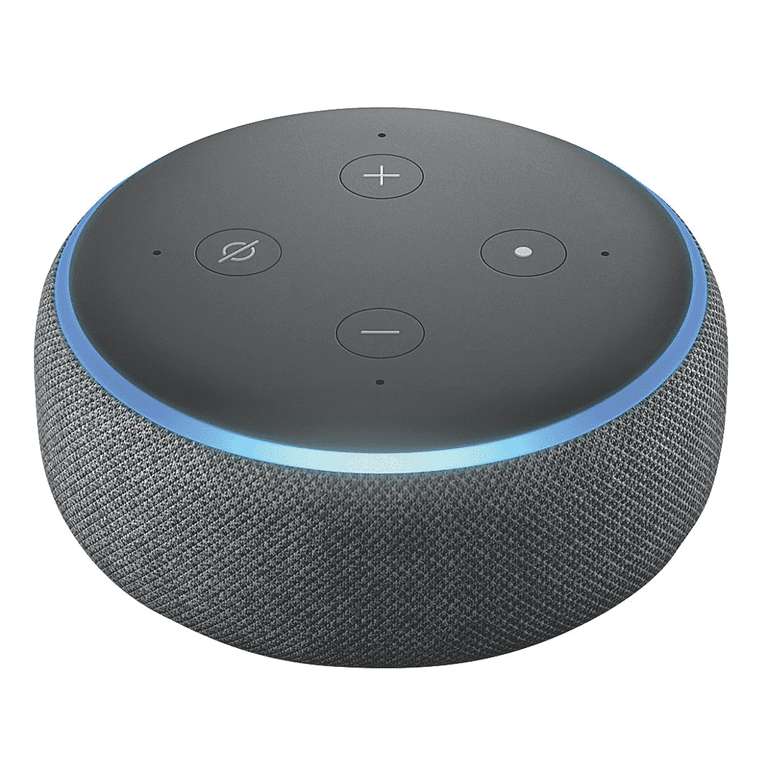 Echo Dot (3rd Gen), Charcoal Fabric + 1 month of Amazon Music Unlimited for £8.98 or possibly 99p (New Subscribers) @ Amazon