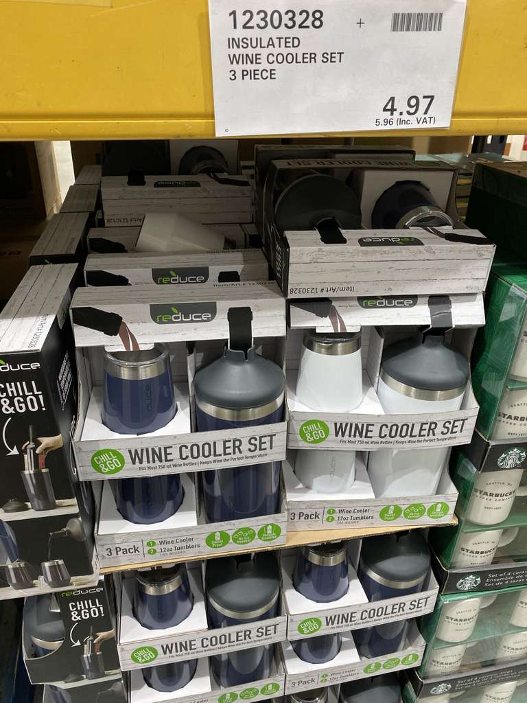 Wine Cooler with Two Tumblers £5.96 at Costco Merseyside