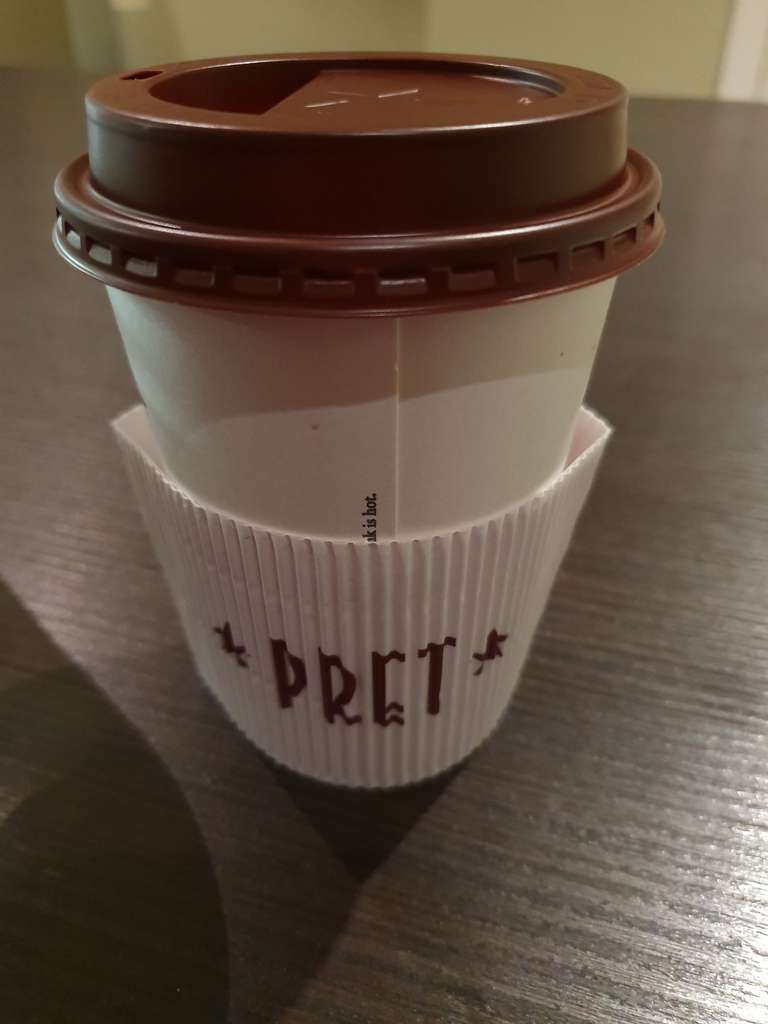 Free pumpkin spice latte @ Pret (Marble Arch branch)
