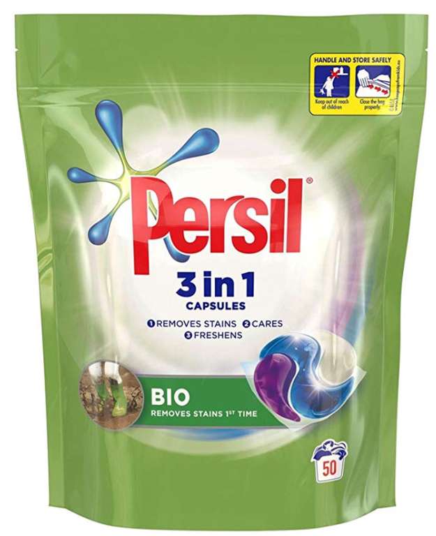 Persil 3-in-1 Bio Washing Capsules- 300 for £31.88 delivered from amazon pantry prime members