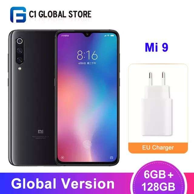 Global Version Xiaomi Mi 9 6GB 128GB Mi9 Snapdragon 855 Octa Core 6.39" AMOLED 48MP £278.75 + £21 delivery fee @ Ali Express C1 Global Store