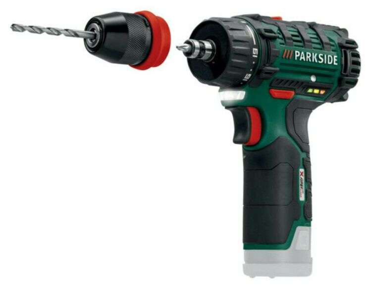 Parkside Cordless 12v power tools (no battery) from £17.99 starts 17th Nov