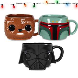 Star Wars Pop! 3 Mug Bundle £17.99 Delivered @ MyGeekBox