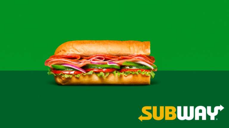 Sandwich and Standard Drink (455ml) for £2.99 @ Subway via UNiDAYS (Limited Areas)
