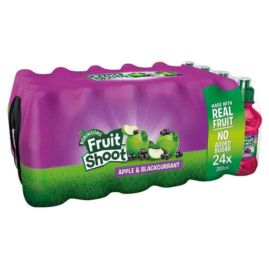 24 Pack Case of Robinsons Apple & Blackcurrant Fruit Shoot for £3.99 at Home Bargains
