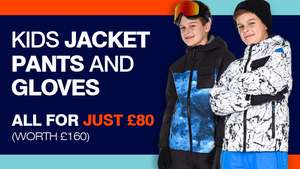 Kids Ski Gear - Jacket, Pants & Gloves - £80 @ Surfanic
