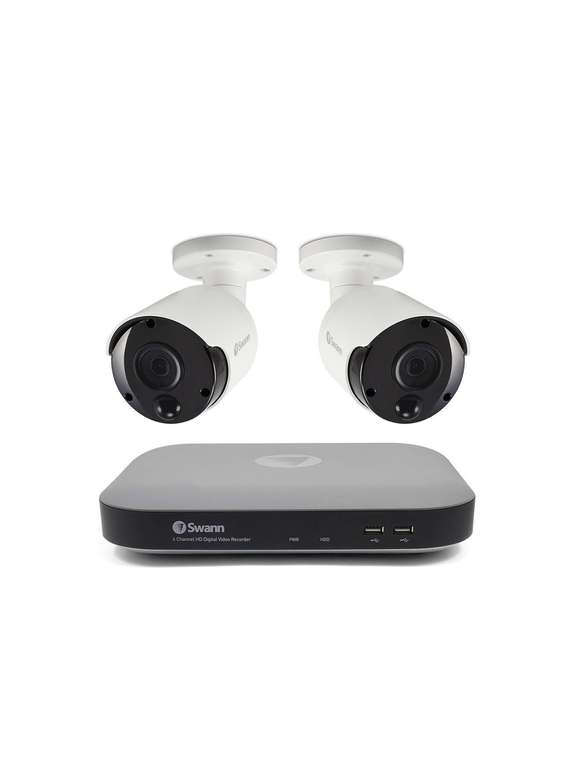 Swann CCTV System: 4-Channel 5MP 1TB HDD DVR Inc. 2x PRO-5MP Bullet Cameras at Very for £169.99