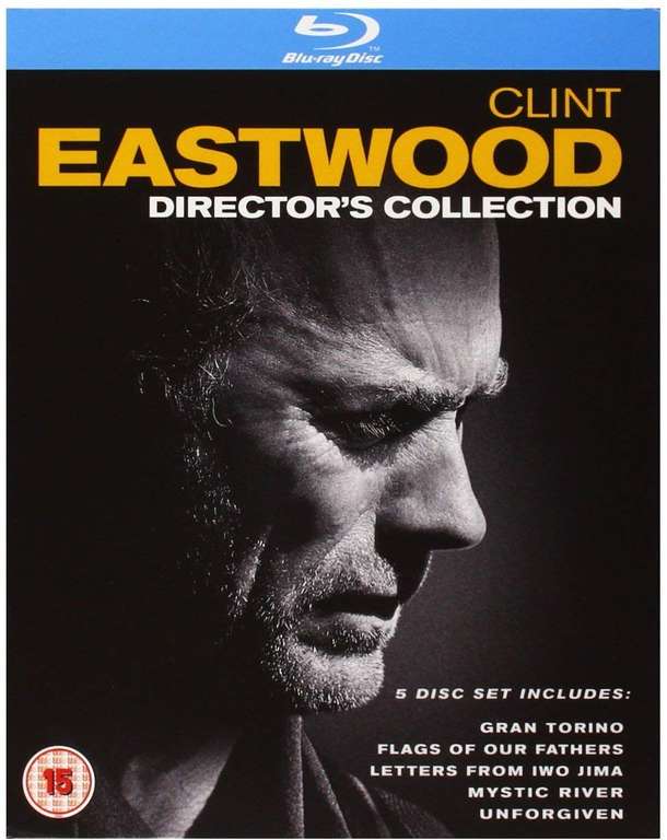 Clint Eastwood: The Director's Collection 5 x Blu Rays Box set - £9.98 (+ £2.99 Non Amazon Prime)
