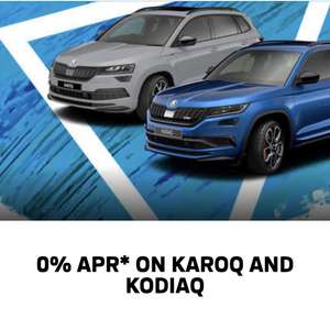 Skoda offering 0% APR ON Karoq and Kodiaq only