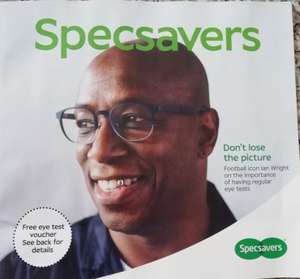 Specsavers Free Eye Test Vouchers - Leaflet in store