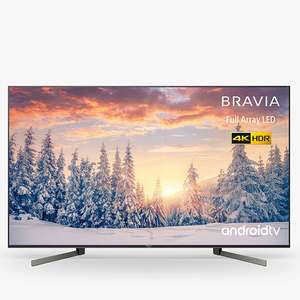 Sony Bravia (2019) KD55XG9505 LED HDR 4K Ultra HD Smart Android TV, 55" with Freeview HD & Youview £999 John Lewis & Partners