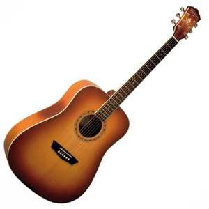 Washburn Harvest series D7S-ACS Acoustic RW Cherry Sunburst + Free Jim Dunlop Acoustic Guitar Accessory Pack £109 @ Rich Tone Music