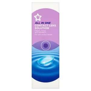 2 for £5 Superdrug All In One Soft Contact Lens Solution 360ml (each £9.99) @ Superdrug (no longer online) and instore