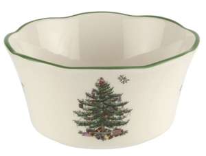 Spode Christmas tableware at 50% off e.g Christmas Tree 4.5 Inch Flare Scalloped Bowl £8.64 + £2.99 del at Portmeirion Group