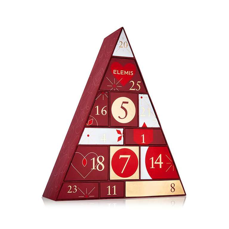 25 Days of Beauty Advent Calendar - Save £33 & Get 2 Free Products with code £132 @ Elemis