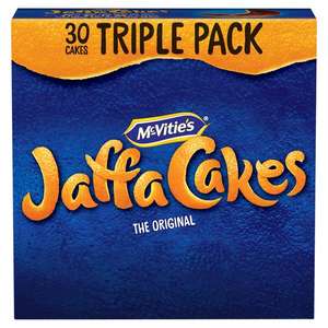 Mcvitie's Jaffa Cakes Triple Pack 30 Cakes £1.25 / After Eight Advent Calendar £5 / Tango Orange or 7 Up 6 x330Ml £1.50 @ Tesco