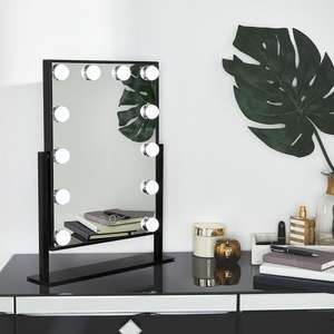 Hollywood style 12 Bulb LED Mirror - £37.99 delivered @ Beautify