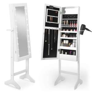 White LED cosmetic,Jewellery Armoire £44.99 @ Beauify + Free Delivery