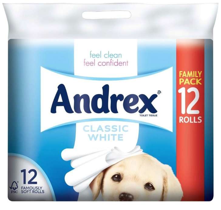 Andrex Classic Clean 12pk reduced to clear £3.33 in-store Tesco Cambridge