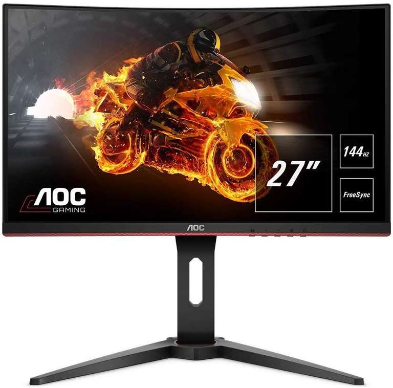 AOC C27G1 27" Curved VA LED FHD Freesync 144Hz Height adjustable Gaming monitor. (VGA, HDMI x 2, DisplayPort) - £169 @ Amazon