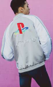 PlayStation classic jacket grey blue and black only £20.00 + £4.50 delivery @ Insert Coin Clothing