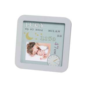 Baby Art products now under a fiver from Maxi Cosy Outlet (Baby Art - My Birth Date Birth Photo Frame £9.99)