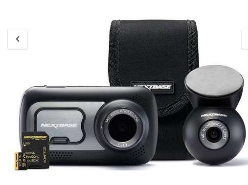 Nextbase Dashcam 522gw With Rear Cam Includes 32gb Nextbase Sd Card 