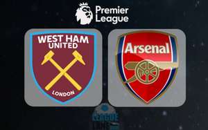 West Ham vs Arsenal £30 Band 5 Band 4 Band 3 @ Ticketmaster